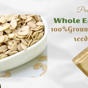 Premium Whole Egusi – Traditional Nigerian Hand-Peeled Melon Seeds,Fresh Authentic Hand peeled Nigeria Egusi | Ground Melon