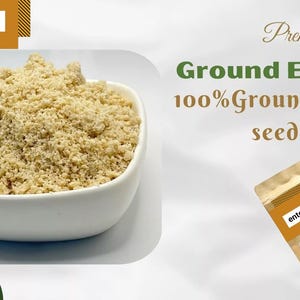 African Grounded Egusi (Melon Seeds),100g,clean hand peeled fresh egusi,Fresh Authentic Nigeria Egusi | Ground Melon,free fast shipping