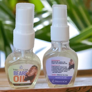 Beard growth Oil from jojoba oil,almond oil,argan oil - 30ml - natural hair moustache grooming balm great gift for men stocking filler