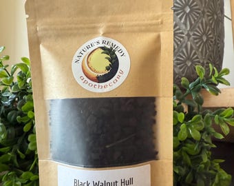 Organic Black Walnut Hull | Dried Herb for Tea, Tinctures, Crafts & Apothecary