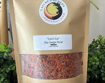 Klip Dagga Petals (Lion’s Ear) – Wildcrafted | Natural | Dried Leonotis Nepetifolia Flowers