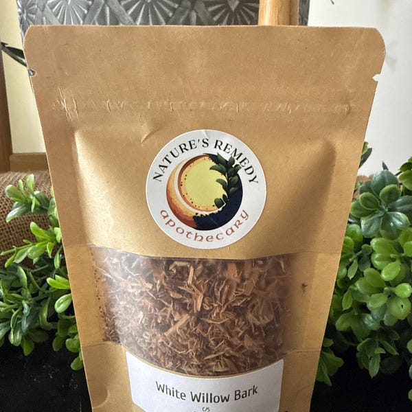 White Willow Bark | Dried Herbal Bark for Tea, Tinctures, Crafts & Apothecary