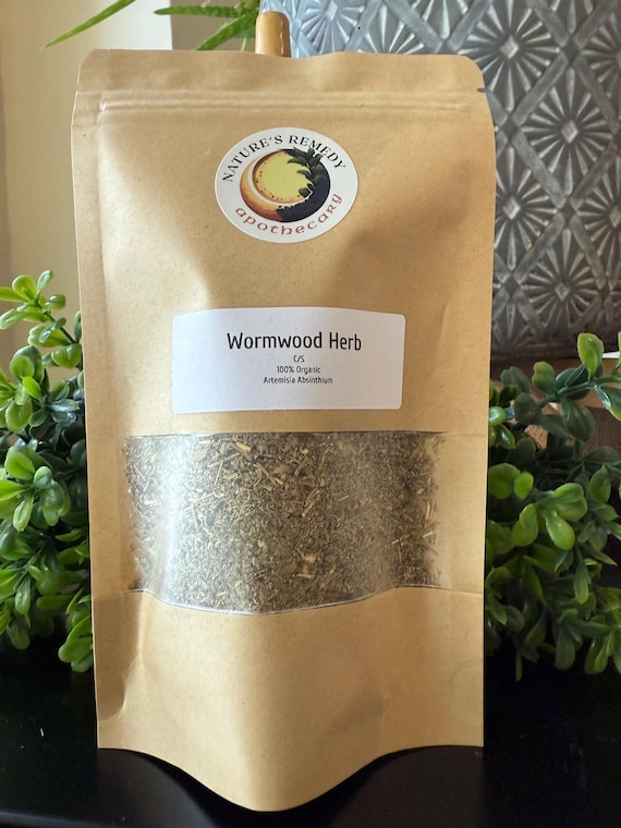 Organic Wormwood | Dried Herb for Tea, Tinctures, Crafts & Apothecary