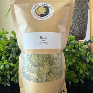 Dried Hops Flowers – Organic Humulus lupulus | Loose Leaf Botanical for Tea, Brewing, Ritual & Crafting
