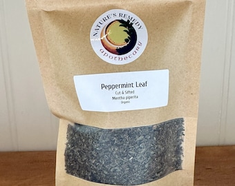 Organic Peppermint Leaf: Dried Herb Tea, Aromatherapy & Skincare