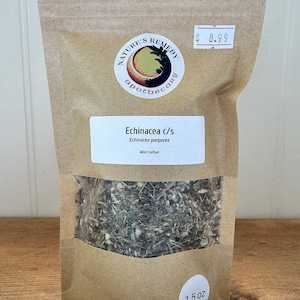 Organic Echinacea Purpurea Herb: Hand-Harvested, Air-Dried
