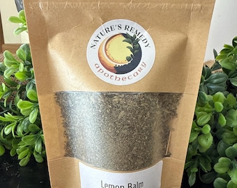 Lemon Balm Leaf: Dried Melissa Herb for Tea and Ritual