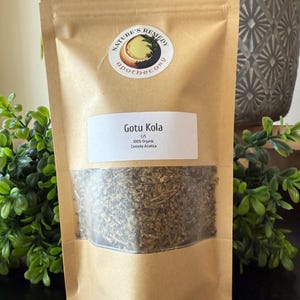 Organic Gotu Kola Leaf | Dried Herb for Tea, Tinctures, Crafts & Apothecary