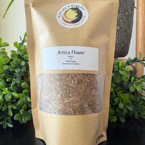Dried Arnica Flower Petals & Pieces – Organic Arnica montana | Loose Floral Botanicals for Crafting, Ritual and Decoration