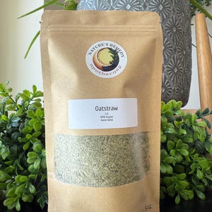 Organic Oat Straw: Dried Avena Sativa Herb - Tea, Ritual & Craft