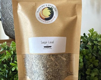 Sage Leaf, dried – Salvia officinalis | Culinary, Tea & Ritual Herb | Loose Leaf