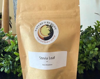 Stevia Leaf, dried (C/S) | Stevia rebaudiana | Natural Sweetener Herb for Tea