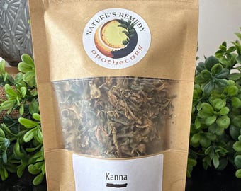 Kanna (Sceletium tortuosum) – Fermented & Sun-Dried | Ethnobotanical Herb | Wildcrafted South Africa