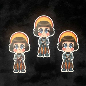 St. Joan of Arc &quot;Venerable Vinyl&quot; Chibi Saint Sticker-- Great Catholic Confirmation, First Communion, Graduation, or Birthday Gift!