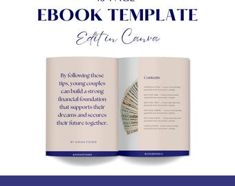 Ebook Template, Ebook Template Canva, Ebook Mockup, Ebook Cover, Ebook Digital Products, Ebook Digital Templates, Canva Templates, Editable