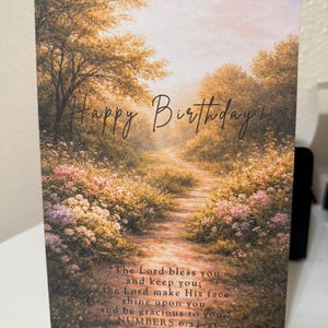 God’s Blessings on Your Birthday – Christian Birthday Card