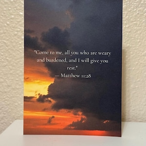 Christian Healing Card - You Are Loved by Jesus - Faith-Based Card for Mental Health, Addiction Recovery, Self-Worth & Encouragement