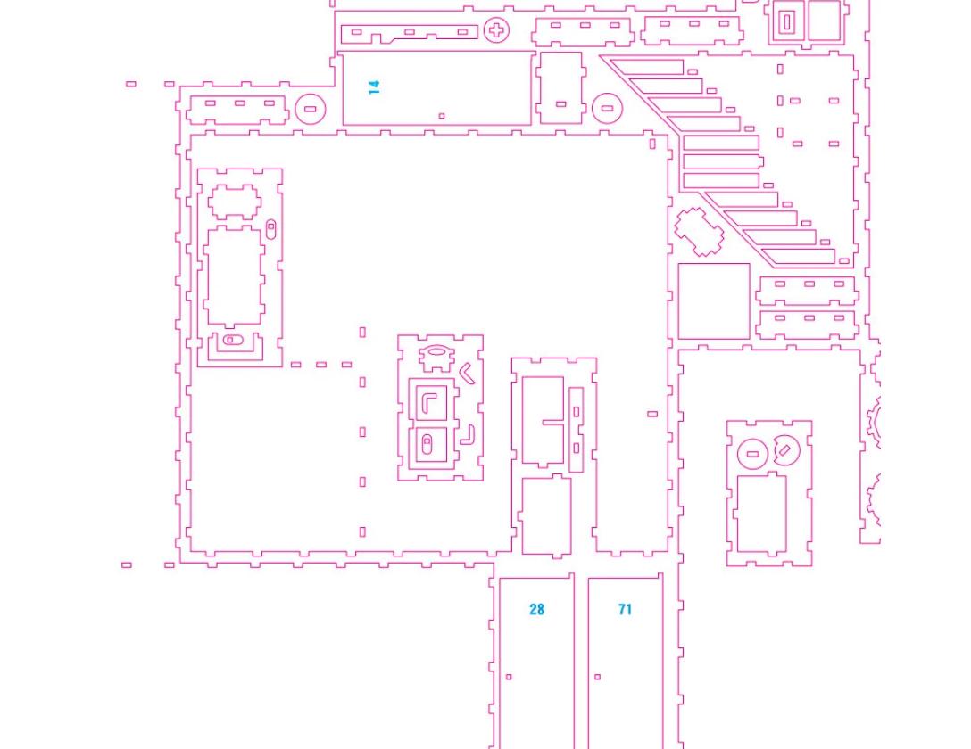 Svg Plan Example Vector Models for Laser Cutting SVG. Doll House Model. Vector Plans ...