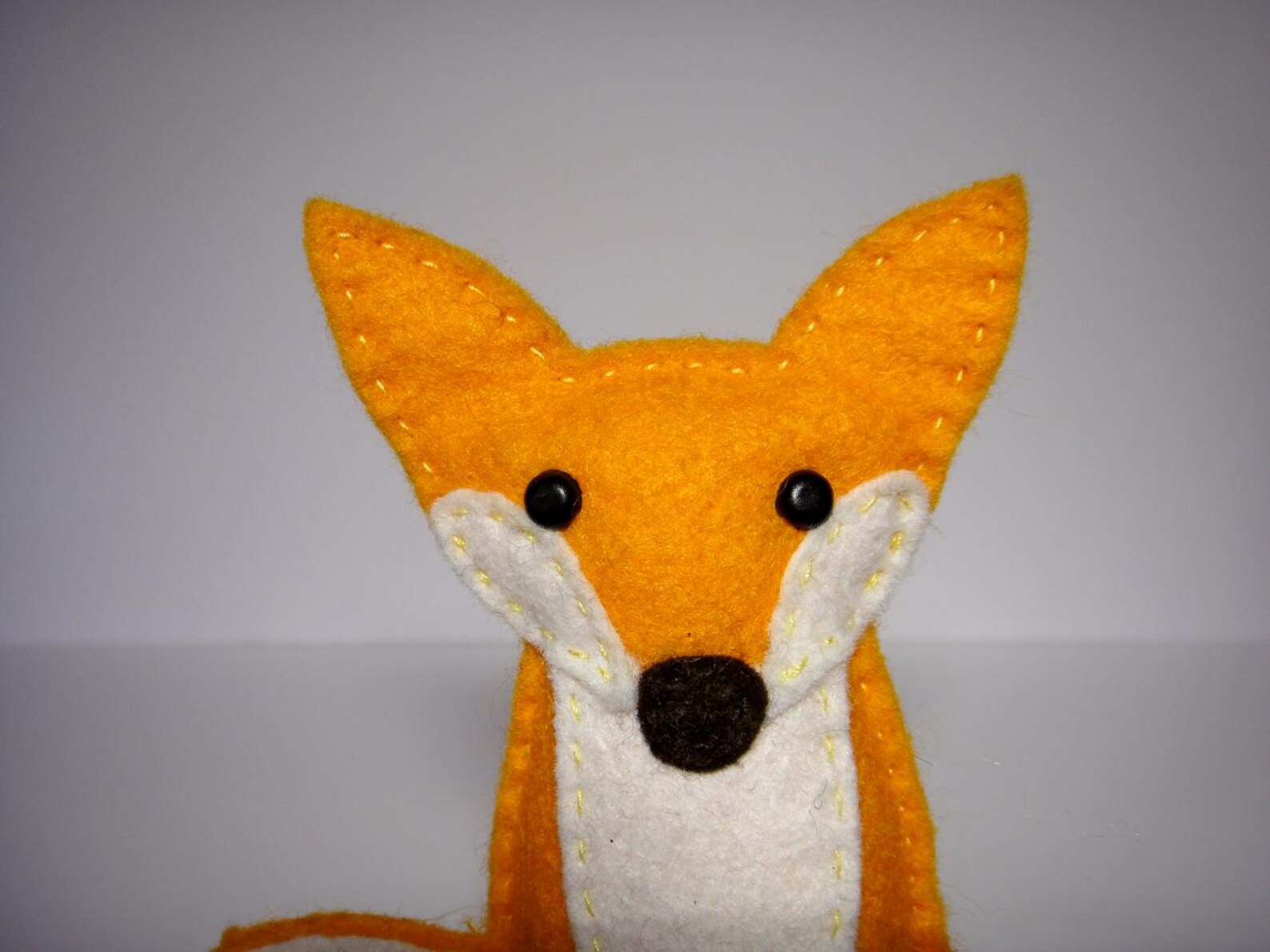 Felt Tania the Fox Sewing PDF Pattern, Stitching Tutorial, DIY Finger ...