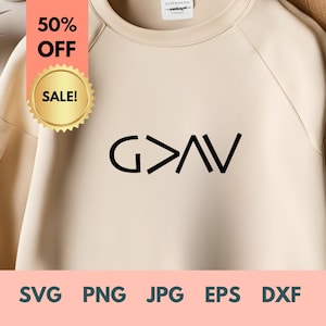 Deus é maior que os altos e baixos Hoodie SVG PNG • Cruz na manga • Presente para casais • Presente de aniversário • Presente para ele • Presente para ela