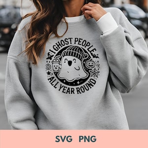 Retro Geist Menschen Png | Halloween Png | Niedliche Geist-Fledermaus | Gruselige Stimmung Png| Geist Kaffee Png | Boujee Ghost Png Sublimationsentwurf