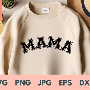 Moletom personalizado para mamãe com nomes de crianças na manga SVG, presente para o dia das mães, presente de aniversário para a mãe, presente para uma nova mãe, mãe minimalista e descolada SVG