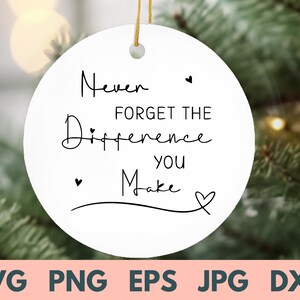 Lot de décorations de Noël pour un ami SVG, cadeau de Noël pour un ami, décoration de Noël amitié, décoration de voisins - souvenir de l'amitié