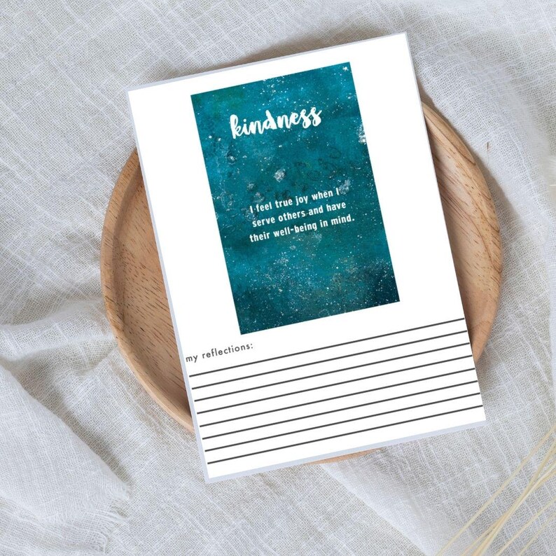 Positive Printable Affirmations, Self-esteem Confidence, Digital ...