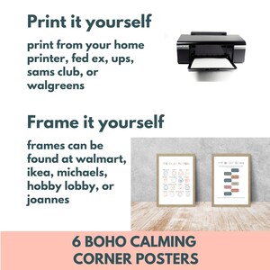 6 Calming Corner Posters, School Counseling, Counselor Office Decor ...