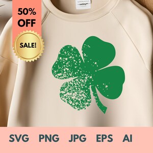 Sweat-shirt trèfle rétro, sweat-shirt manigances pour femme, sweat-shirt mignon de la Saint-Patrick, sweat-shirt porte-bonheur, chemise irlandaise, trèfle à quatre feuilles