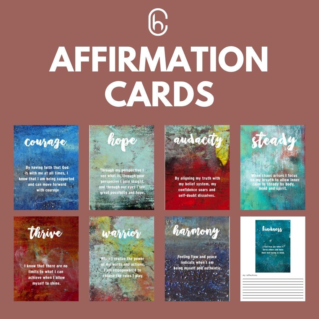 Positive Printable Affirmations, Self-esteem Confidence, Digital ...