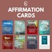 Positive Printable Affirmations, Self-esteem Confidence, Digital ...