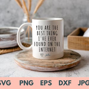 Eres lo mejor que he encontrado en Internet SVG, regalo de San Valentín para mi novio, regalo divertido para él, regalo de aniversario para mi esposo