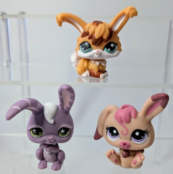 Hasbro - Littlest Pet Shop - LPS - #2461 Brown Rabbit - #1920 Pink