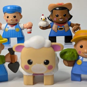 Spielzeug - Little Tikes - Waffelblöcke - Figuren - Charaktere - LOT (5)