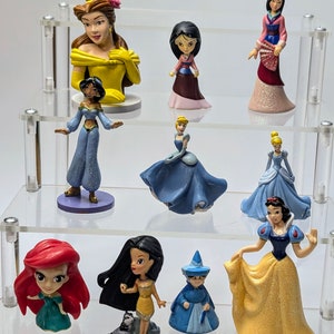 Disney Princess / Princess - lot of Figurines - PVC Toys - 3'' Tall