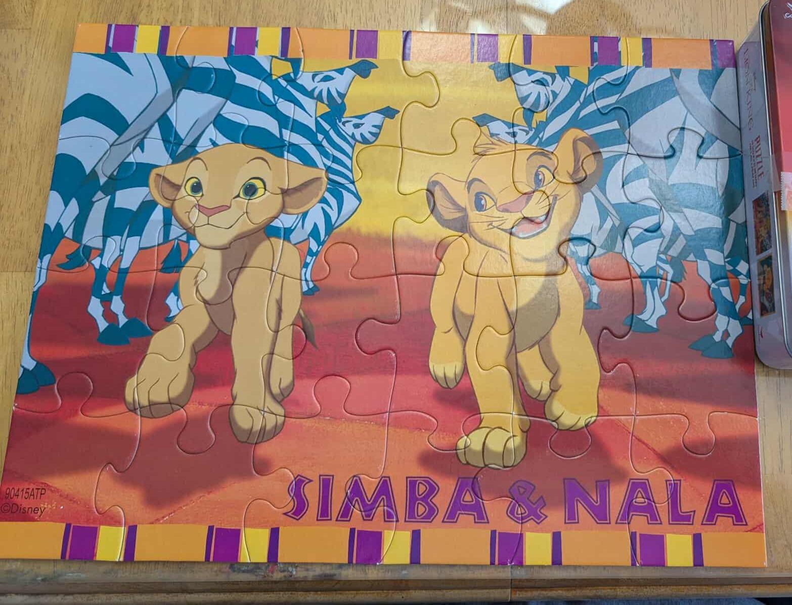 Disney - Lion King Puzzle - Metal Box - Mcx - 11.25'' X 15'' - Etsy