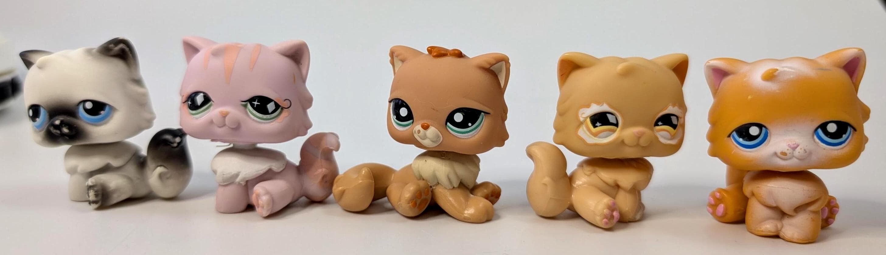 Littlest Pet Shop - Persian Cats - #60 - #153 - #460 - #490