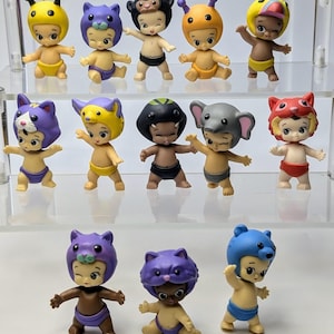 Lote de 13 figuras/juguetes Twozies de MOOSE todas