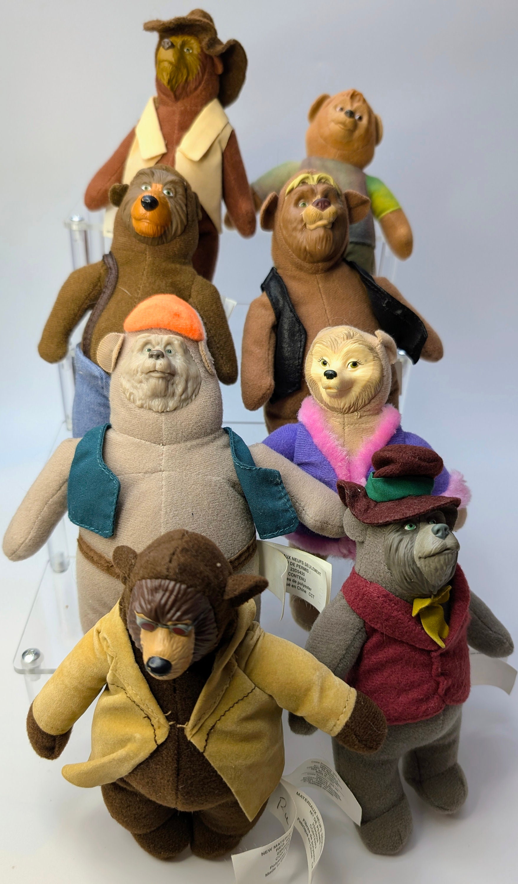 Vintage 2001 McDonald's Happy Meal Country Bears Full Set