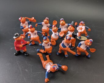 Vintage - 1986 Baseball Expos Mascot Figurines Complete Set