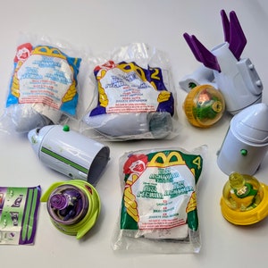 Vintage - 2001 McDonald&#39;s - Happy Meal / Joyeux festin - Disney - Toy Story - Buzz LightYear Command Set