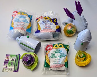 Vintage - 2001 McDonald's - Happy Meal / Joyeux festin - Disney - Toy Story - Buzz LightYear Command Set