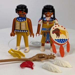 Playmobil Indians Vintage - Etsy