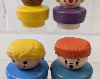 Vintage - Fisher-Price - Chunky People - lot de 4