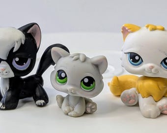Littlest Pet Shop Cat Kittens #1063 #2138 #251 #1657 Hasbro