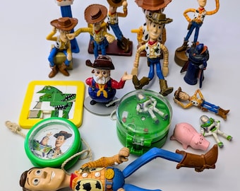 トイストーリー ウッディ フィギュア バズライトイヤー2個セット90年代