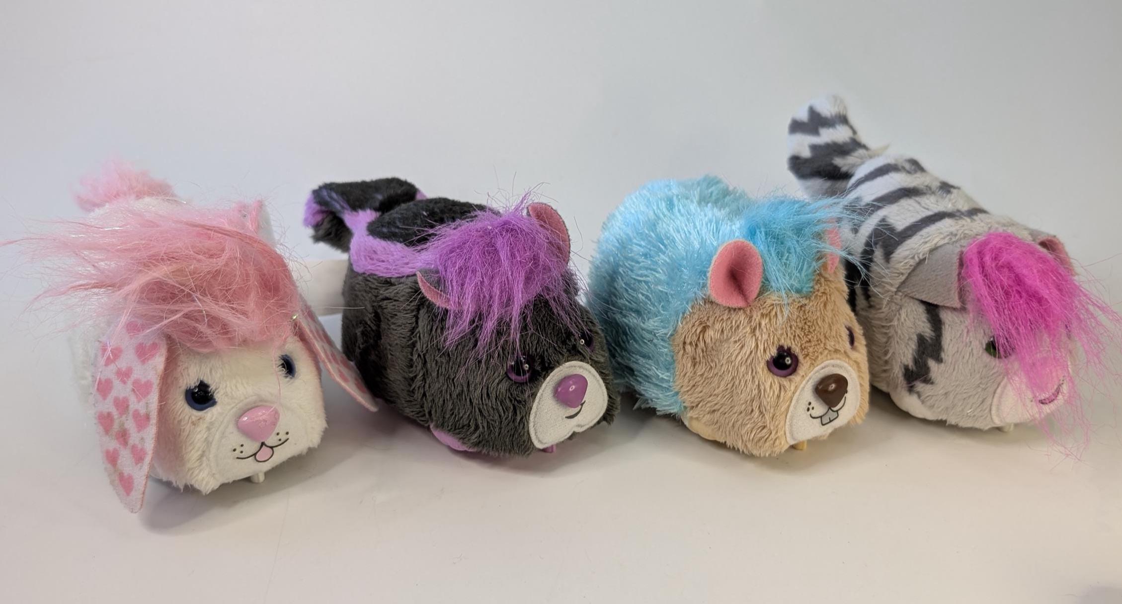 Vintage - Furreal - Furry Frenies - Set of 4 - Hamsters / Rodents
