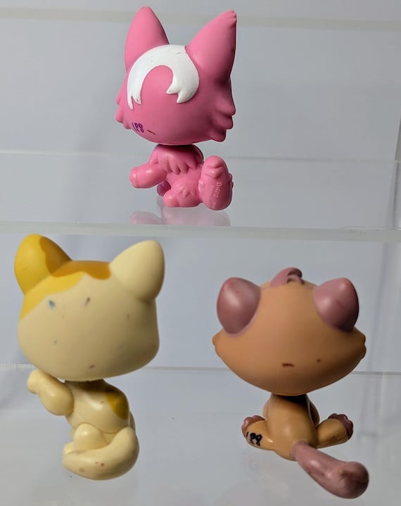 正規品 - リトルペットショップ - LPS - #832 黄色い猫 - #3561 ピンク