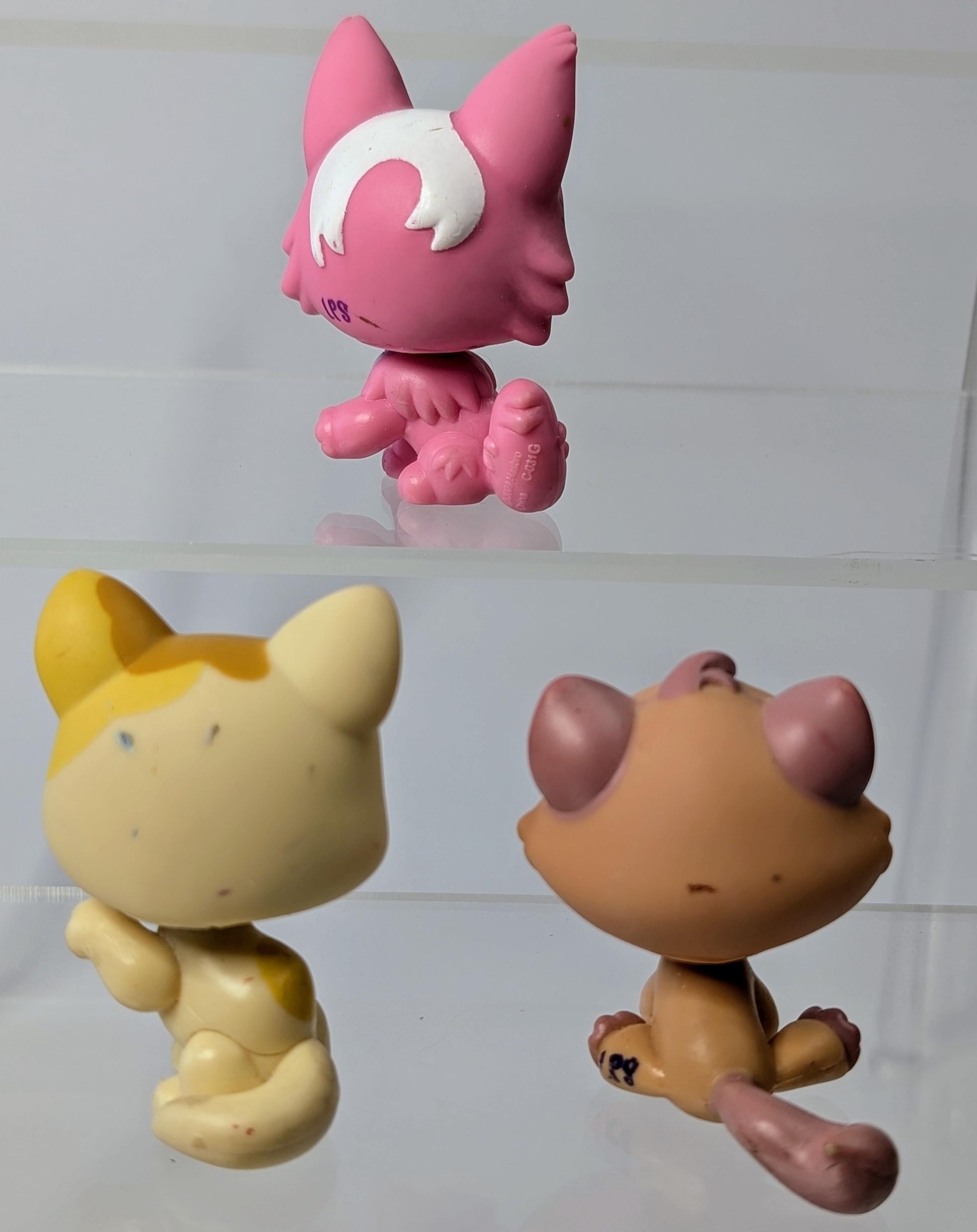 正規品 - リトルペットショップ - LPS - #832 黄色い猫 - #3561 ピンク